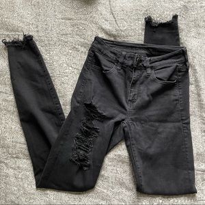American Eagle Black High Rise Jeggings